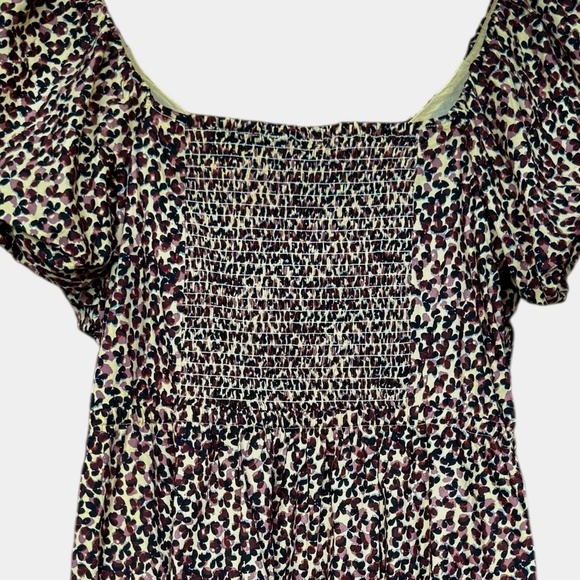 NWT Gap Corset Tiered Leopard Print Mini Dress Sz XL - Picture 4 of 7